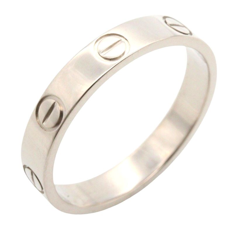 Cartier Mini Love Ring K18wg White Gold